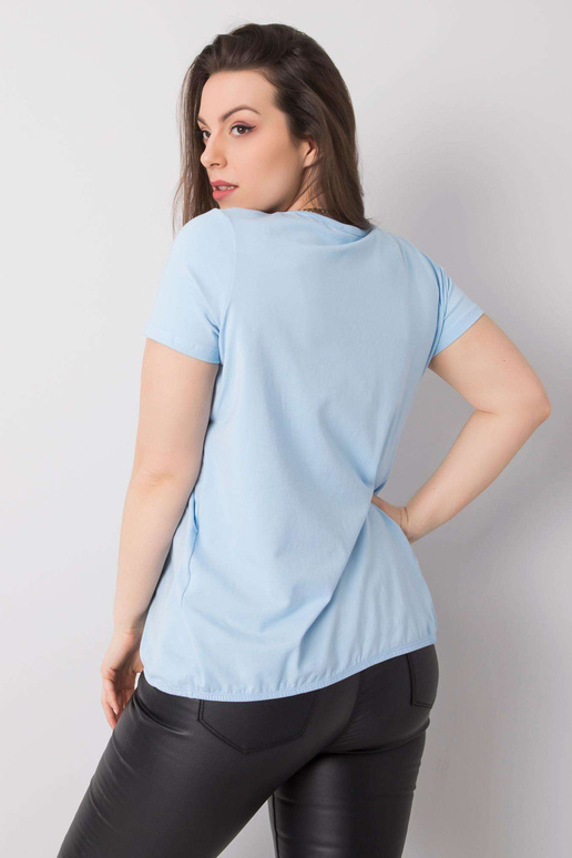 Modrá Modrá bavlněná halenka Celeste...