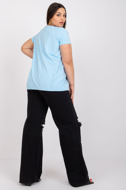 Modrá Modrá bavlněná halenka Celeste...