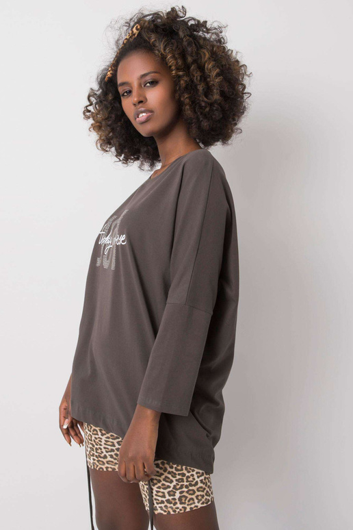 Tmavá khaki halenka Imani