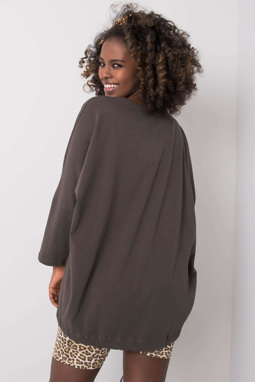 Tmavá khaki halenka Imani