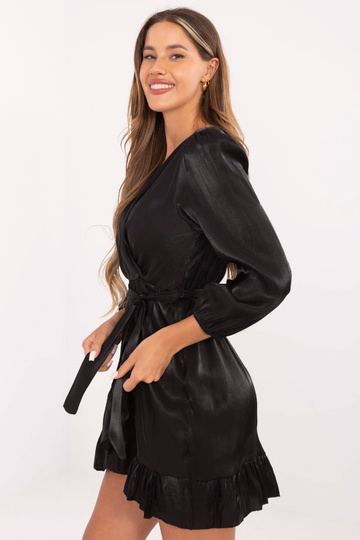 Černé volánové šaty Jane 2