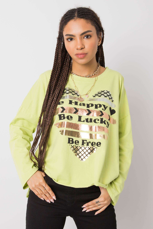 Světle zelená halenka Miriana s...