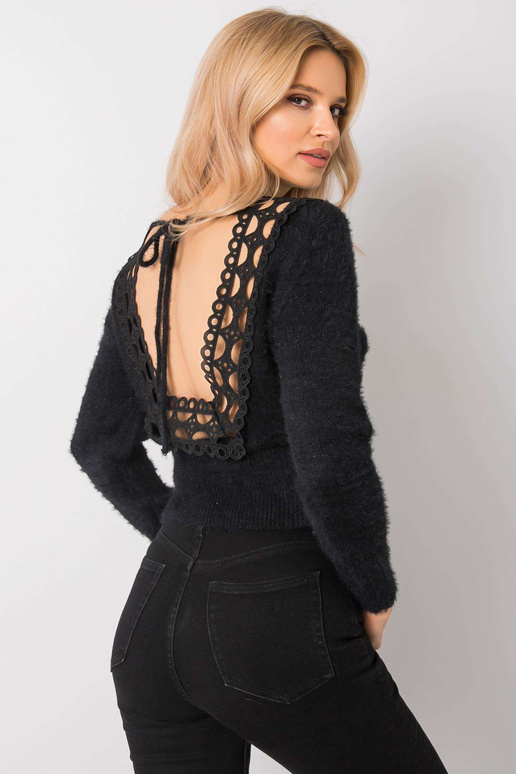 Černý svetr Silvia