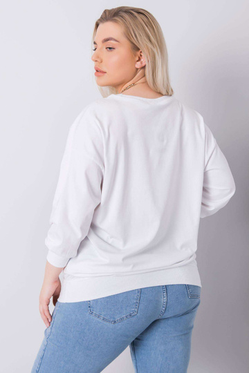 Bílá nadměrná halenka s... 2