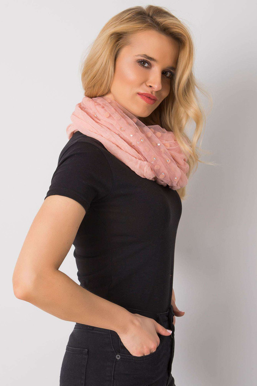 Špinavý růžový hráškový šátek