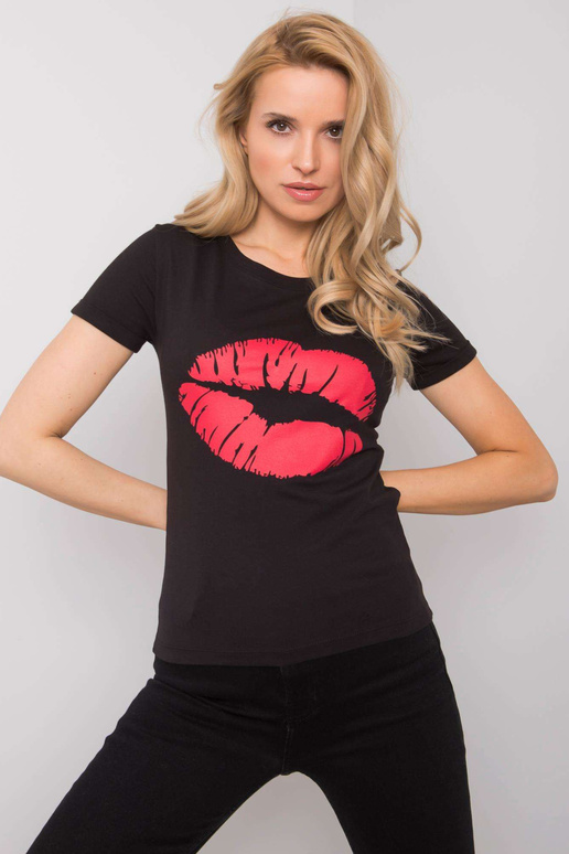 Černé tričko s potiskem Tiziana OCH... Černé tričko s potiskem Tiziana OCH...