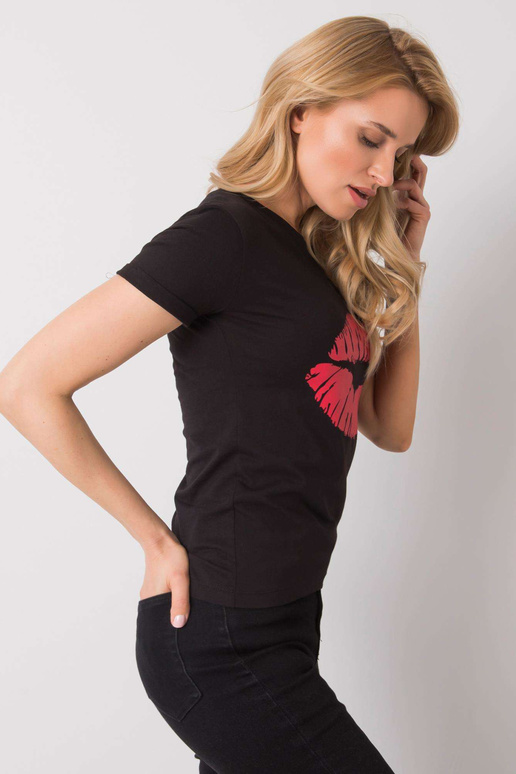 Černé tričko s potiskem Tiziana OCH... Černé tričko s potiskem Tiziana OCH...