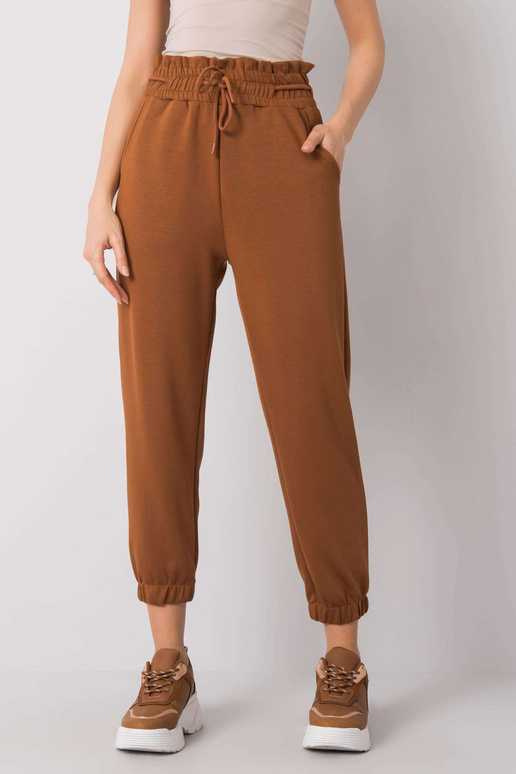 Hnědé tepláky Sandra RUE PARIS