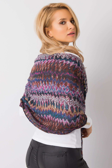 Fialovo-hnědý šátek