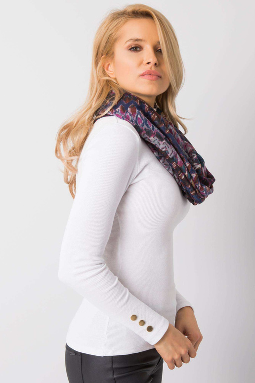 Fialovo-hnědý šátek