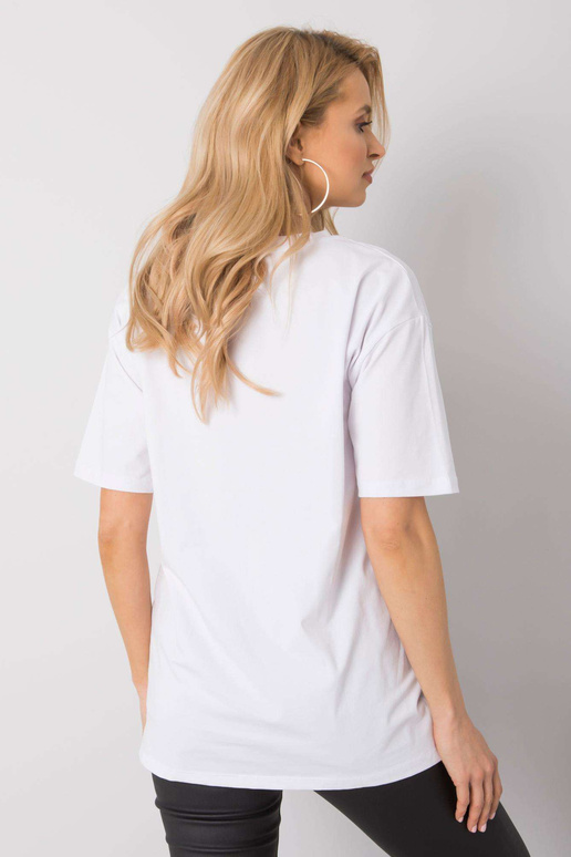 Bílé tričko s potiskem Jasmine RUE PARIS Bílé tričko s potiskem Jasmine RUE PARIS