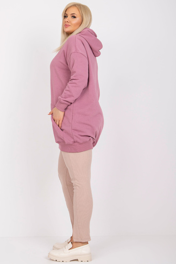 Mikina Dirty Pink Plus Size... 2