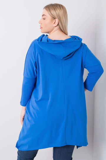 Tmavě modrá mikina s kapucí... 2