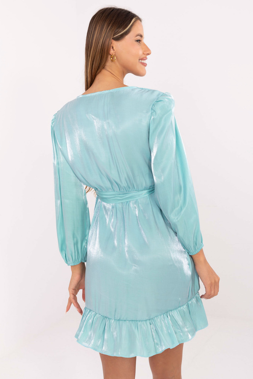 Mintové šaty s volánem Jane