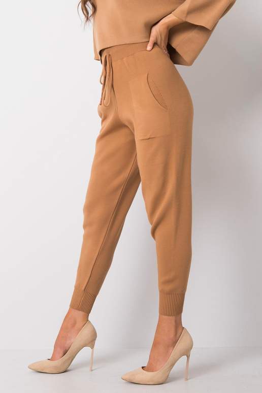 Světle hnědé kalhoty Eleanor RUE PARIS