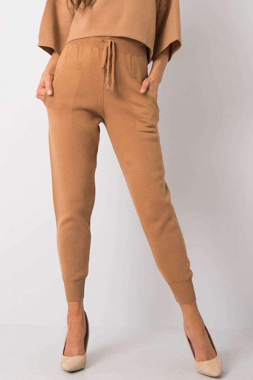 Světle hnědé kalhoty Eleanor RUE PARIS