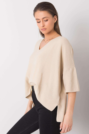 Světle béžový svetr Bridget...