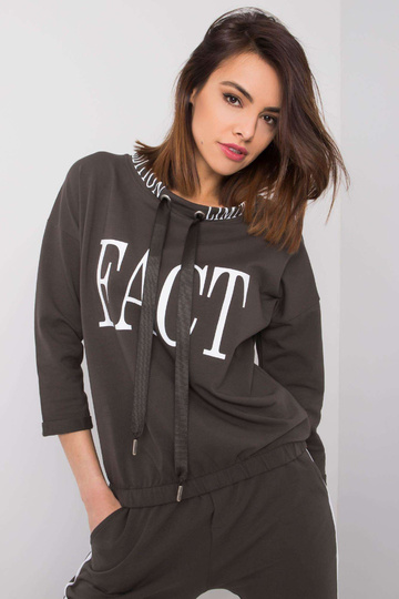 Tmavě khaki ležérní set... 2