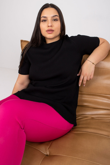 Černá nadměrná halenka s... 2