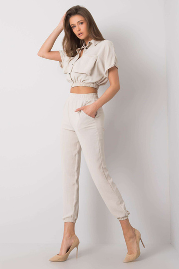 Béžová souprava Janis RUE...