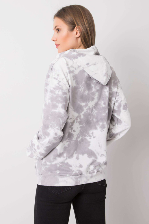 Šedá kravatová mikina Stephanie RUE...