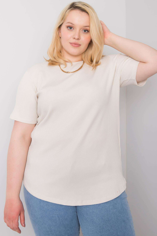 Světle béžová halenka větší velikosti...