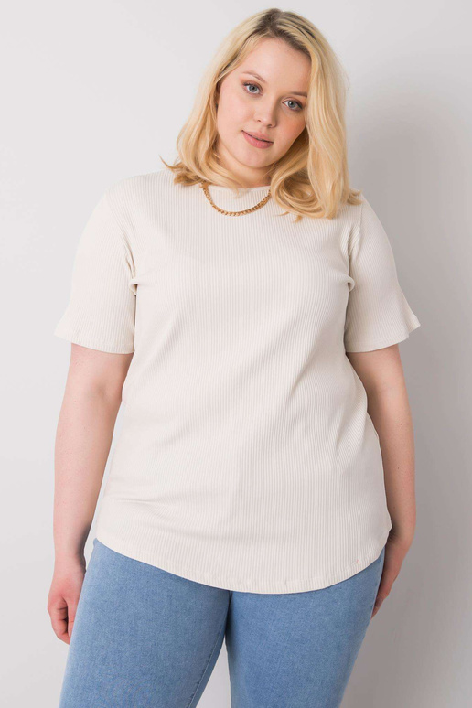 Světle béžová halenka větší velikosti...