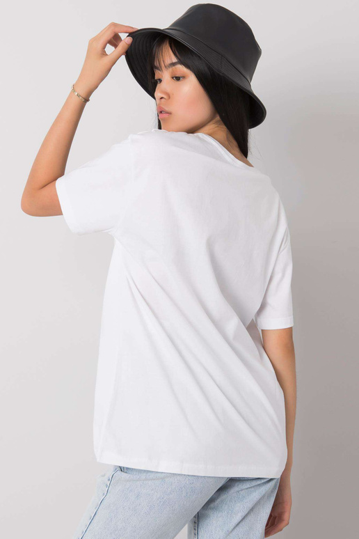 Bílé tričko s potiskem Kemmy Bílé tričko s potiskem Kemmy