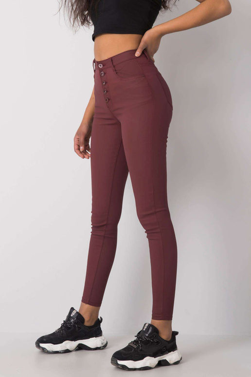 Mckenzieho kaštanové voskované kalhoty