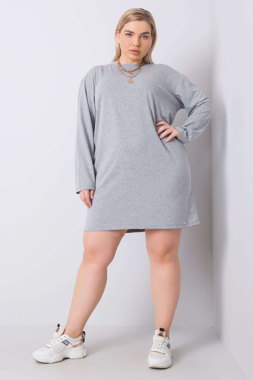 Šedé šaty Giselle Plus Size