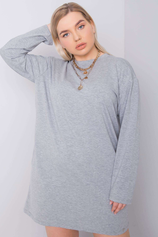 Šedé šaty Giselle Plus Size