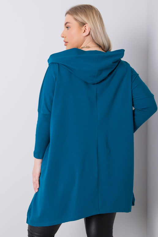 Mořská mikina s kapucí Aina Plus Size
