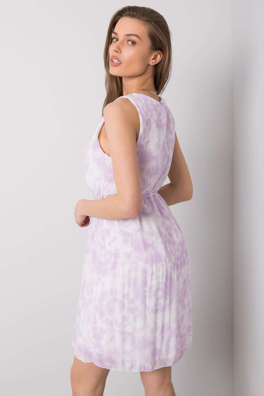 Světle fialové kravatové šaty Marina...