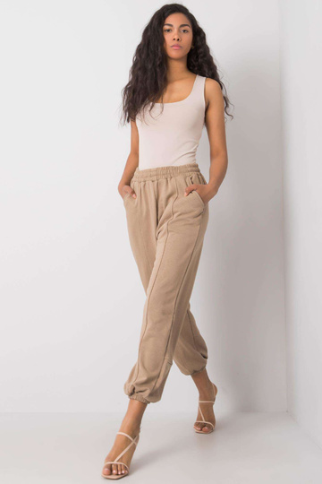 Tmavě béžové tepláky Maye