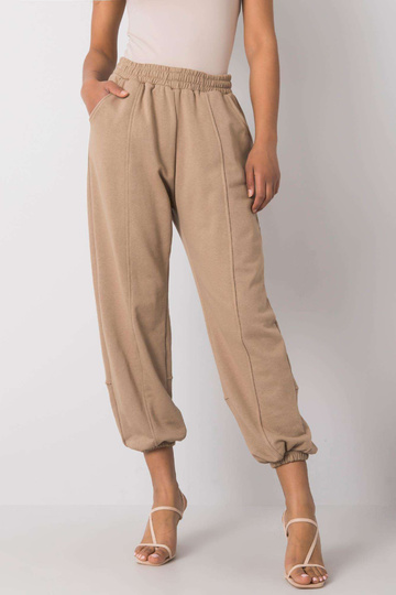 Tmavě béžové tepláky Maye 2