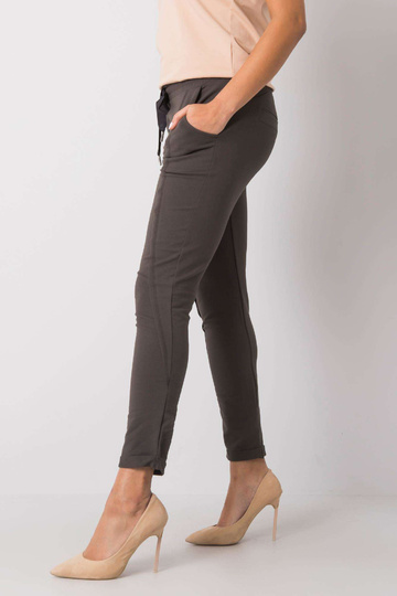 Tmavé khaki tepláky Hadley 2