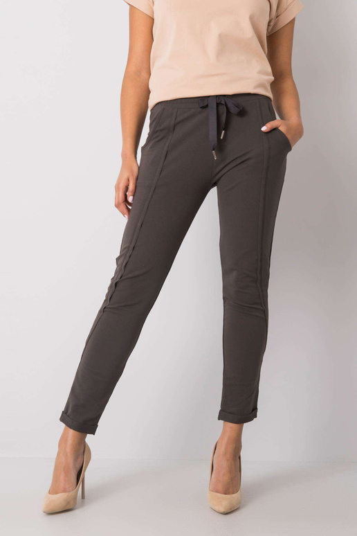 Tmavé khaki tepláky Hadley