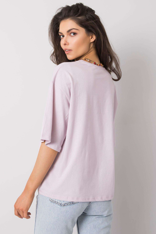 Lilac tričko pro ženy s potiskem Morris Lilac tričko pro ženy s potiskem Morris