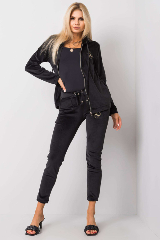 Černý sametový set Melody Černý sametový set Melody