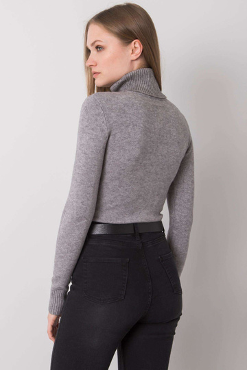 Šedý svetr Polly s rolákem