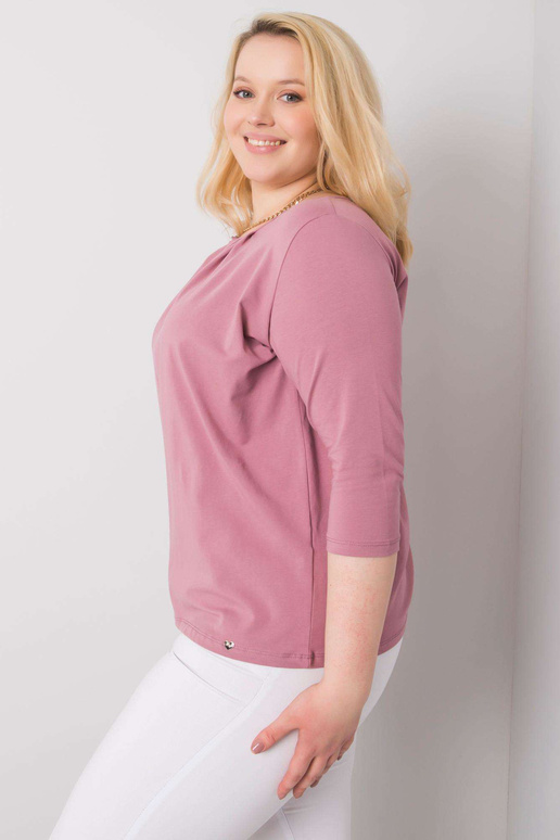 Bavlněná halenka Jodie Dirty Pink...