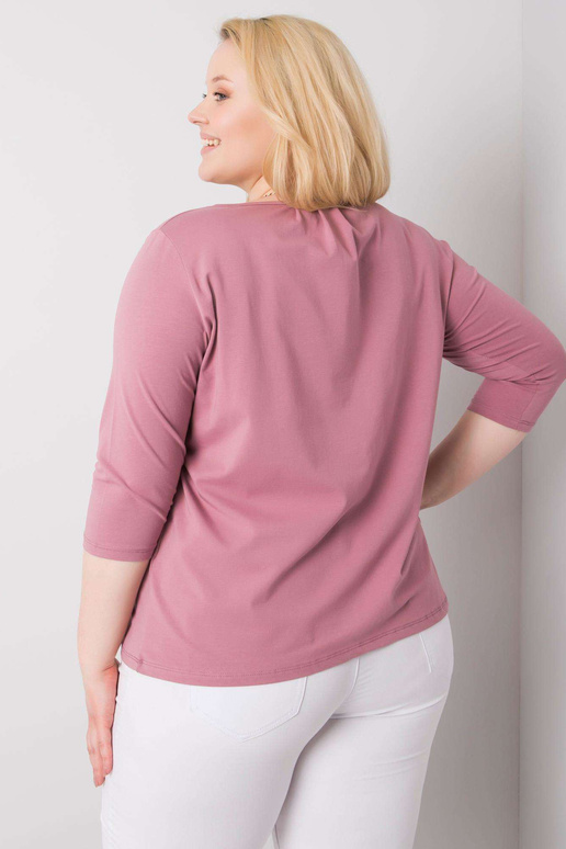 Bavlněná halenka Jodie Dirty Pink...