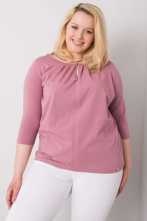 Bavlněná halenka Jodie Dirty Pink...