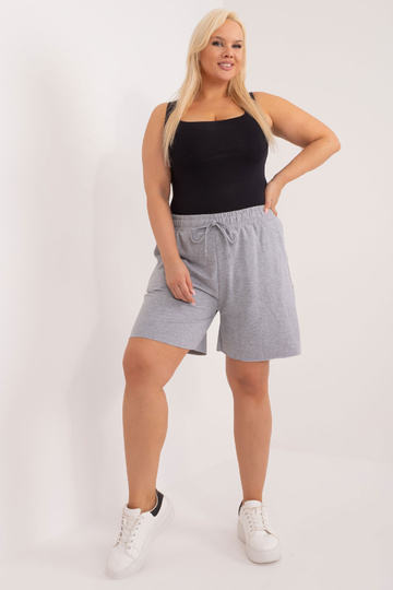 Šedé šortky Winnie Plus Size