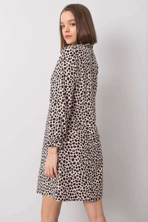 Světle béžové šaty Farrah RUE PARIS