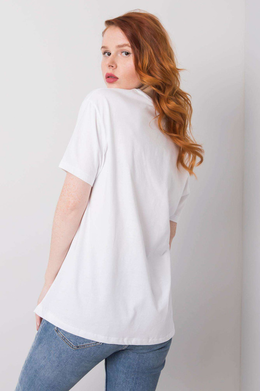 Bílé dámské tričko s nášivkou Blanche Bílé dámské tričko s nášivkou Blanche