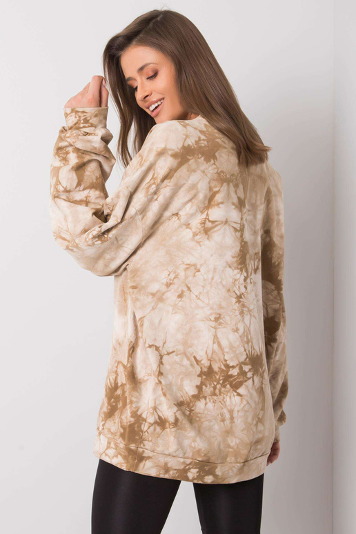 Béžová mikina Romily bez kapuce