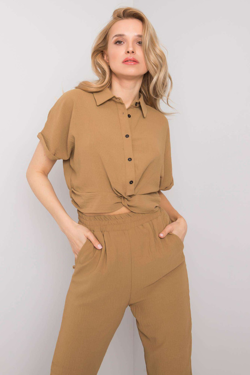 Tmavě béžová souprava Maire RUE PARIS