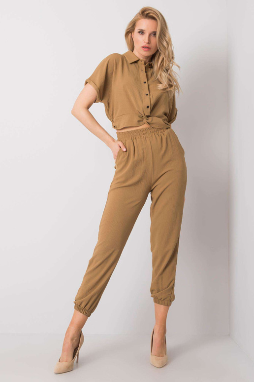 Tmavě béžová souprava Maire RUE PARIS