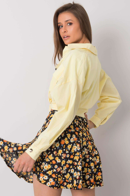 Žlutá košile s kapsami Elora RUE PARIS